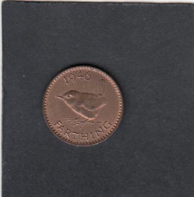 Beschrijving: 1 Farthing  GEORGIUS VI  